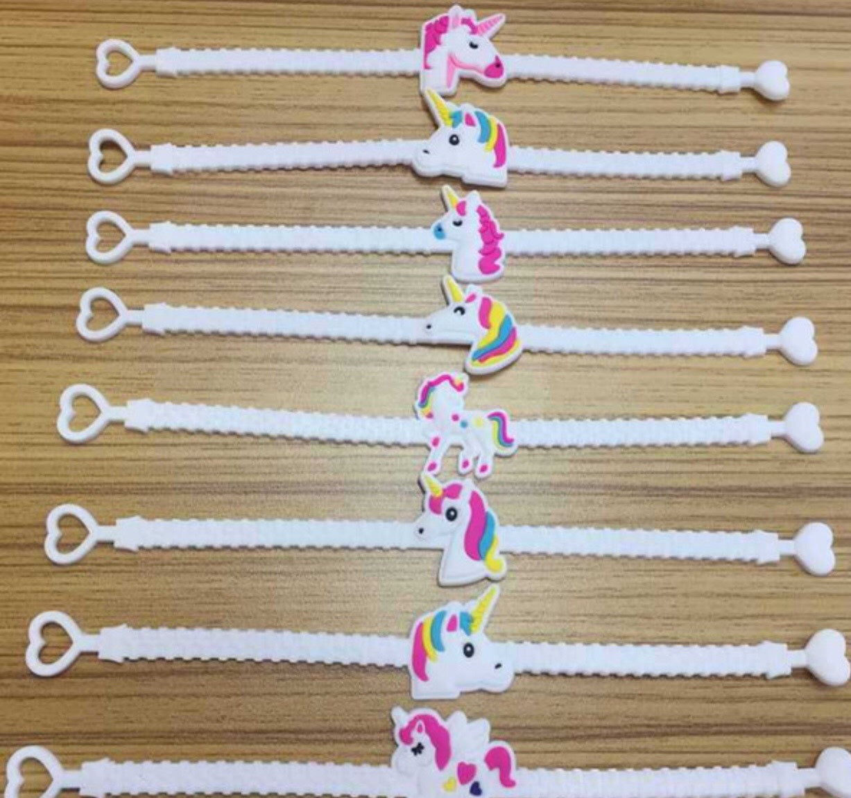 Unicorn bracelets - party favours