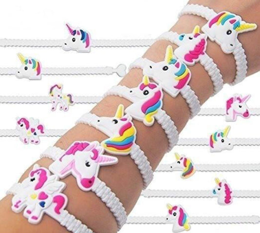 Unicorn bracelets - party favours