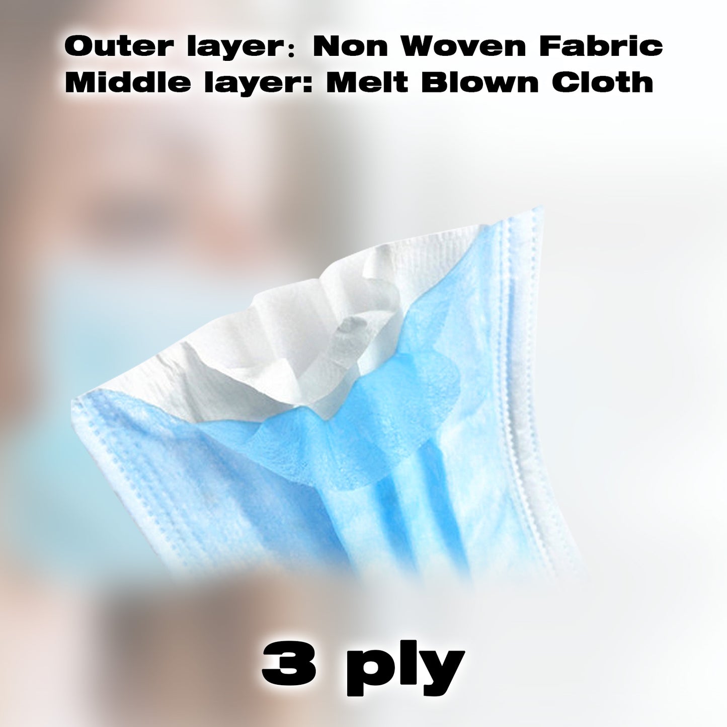 Disposable Face Masks 50 pieces - Multi Protection